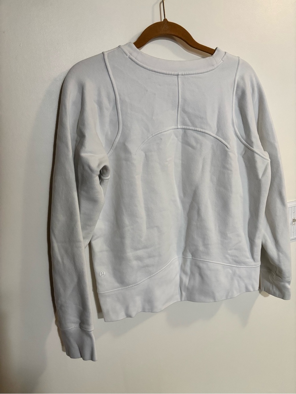lululemon White Crewneck Sweatshirt